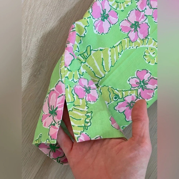 Lilly Pulitzer Resort Fit Limeade Floaters Ankle Pants - Picture 9 of 10